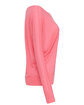 Bella + Canvas Ladies' Flowy Long-Sleeve Off Shoulder T-Shirt neon pink OFSide