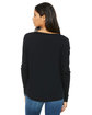 Bella + Canvas Ladies' Flowy Long-Sleeve T-Shirt with 2x1 Sleeves  ModelBack