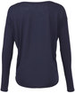 Bella + Canvas Ladies' Flowy Long-Sleeve T-Shirt with 2x1 Sleeves MIDNIGHT FlatBack