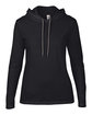 Anvil Ladies' Lightweight Long-Sleeve Hooded T-Shirt  OFFront