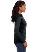 Anvil Ladies' Lightweight Long-Sleeve Hooded T-Shirt  ModelSide