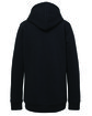 J America Youth Triblend Pullover Hooded Sweatshirt black solid ModelBack