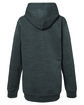 J America Youth Triblend Pullover Hooded Sweatshirt black triblend ModelBack