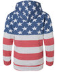 J America Youth Triblend Pullover Hooded Sweatshirt stars stripe trb ModelBack