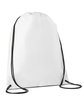 Liberty Bags Value Drawstring Backpack white ModelQrt