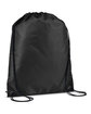 Liberty Bags Value Drawstring Backpack BLACK ModelQrt