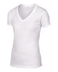 Anvil Ladies' Lightweight V-Neck T-Shirt WHITE OFQrt