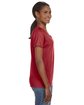 Anvil Ladies' Lightweight V-Neck T-Shirt INDEPENDENCE RED ModelSide