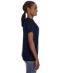Anvil Ladies' Lightweight V-Neck T-Shirt NAVY ModelSide