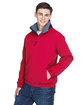 UltraClub Adult Adventure All-Weather Jacket red/ charcoal ModelQrt