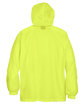 UltraClub Adult Quarter-Zip Hooded Pullover Pack-Away Jacket BRIGHT YELLOW FlatBack