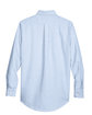 UltraClub Men's Classic Wrinkle-Resistant Long-Sleeve Oxford BLUE/ WHITE FlatBack