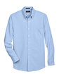 UltraClub Men's Classic Wrinkle-Resistant Long-Sleeve Oxford light blue FlatFront