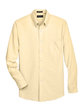 UltraClub Men's Classic Wrinkle-Resistant Long-Sleeve Oxford butter FlatFront