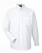 UltraClub Men's Classic Wrinkle-Resistant Long-Sleeve Oxford WHITE OFFront