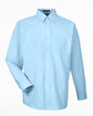 UltraClub Men's Classic Wrinkle-Resistant Long-Sleeve Oxford LIGHT BLUE OFFront