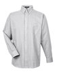 UltraClub Men's Classic Wrinkle-Resistant Long-Sleeve Oxford CHARCOAL OFFront