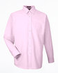 UltraClub Men's Classic Wrinkle-Resistant Long-Sleeve Oxford PINK OFFront