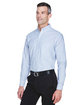 UltraClub Men's Classic Wrinkle-Resistant Long-Sleeve Oxford BLUE/ WHITE ModelQrt