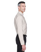 UltraClub Men's Classic Wrinkle-Resistant Long-Sleeve Oxford TAN ModelSide