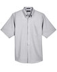 UltraClub Men's Classic Wrinkle-Resistant Short-Sleeve Oxford charcoal FlatFront