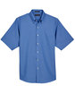 UltraClub Men's Classic Wrinkle-Resistant Short-Sleeve Oxford  FlatFront