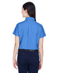 UltraClub Ladies' Classic Wrinkle-Resistant Short-Sleeve Oxford french blue ModelBack
