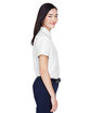 UltraClub Ladies' Classic Wrinkle-Resistant Short-Sleeve Oxford  ModelSide