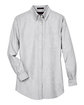 UltraClub Ladies' Classic Wrinkle-Resistant Long-Sleeve Oxford charcoal FlatFront