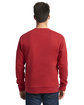 Next Level Apparel Unisex Santa Cruz Pocket Sweatshirt red ModelBack