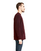 Next Level Apparel Unisex Santa Cruz Pocket Sweatshirt maroon ModelSide