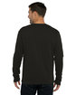 Next Level Apparel Unisex Pullover PCH Crewneck Sweatshirt heather black ModelBack