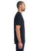 Anvil Adult Curve T-Shirt BLACK ModelSide