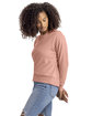 Next Level Apparel Ladies' Laguna Sueded Sweatshirt desert pink ModelSide