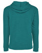 Next Level Apparel Adult PCH Pullover Hoodie heather teal OFBack