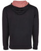 Next Level Apparel Unisex Laguna French Terry Pullover Hooded Sweatshirt black/ desrt pnk OFBack