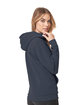 Next Level Apparel Unisex Malibu Pullover Hooded Sweatshirt hthr midnite nvy ModelSide