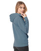 Next Level Apparel Unisex Malibu Pullover Hooded Sweatshirt heathr slate blu ModelSide