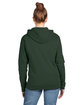 Next Level Apparel Unisex Santa Cruz Pullover Hooded Sweatshirt forest green ModelBack