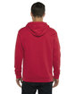 Next Level Apparel Unisex Santa Cruz Pullover Hooded Sweatshirt red ModelBack