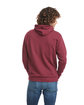 Next Level Apparel Unisex Santa Cruz Pullover Hooded Sweatshirt maroon ModelBack