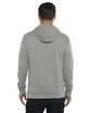 Next Level Apparel Unisex Santa Cruz Pullover Hooded Sweatshirt lead gray ModelBack