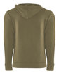 Next Level Apparel Unisex Santa Cruz Pullover Hooded Sweatshirt military green OFBack