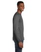 Anvil Adult Lightweight Long-Sleeve T-Shirt CHARCOAL ModelSide