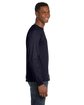 Anvil Adult Lightweight Long-Sleeve T-Shirt NAVY ModelSide