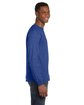 Anvil Adult Lightweight Long-Sleeve T-Shirt HEATHER BLUE ModelSide