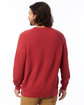 Alternative Unisex Washed Terry Champ Sweatshirt faded red ModelBack