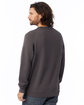 Alternative Unisex Washed Terry Champ Sweatshirt dark grey ModelBack