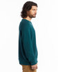 Alternative Unisex Washed Terry Champ Sweatshirt dark teal ModelSide