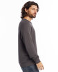 Alternative Unisex Washed Terry Champ Sweatshirt dark grey ModelSide